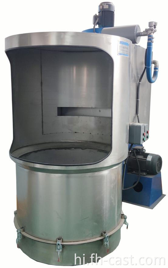 धूल हटाने के साथ बैक लेयर फ्लोटिंग रेत मशीन Back layer floating sand machine with dust removal